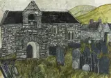 Llangelynin Church by Dione Page, mixed media, sold Jul 2026