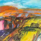 Valley by Bert Isaac, mixed media, sold Jul 2026