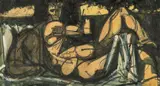 Untitled by Elvet Thomas, mixed media, sold Jul 2026