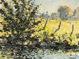 Afon Dwyryd by Edwin Forrest, oil on board, sold Jul 2026