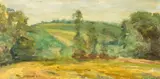 Vale of Glamorgan by Ivor Davies, oil on board, sold Jul 2026