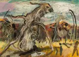 Ancient Oak by Dan Llewelyn Hall, oil on canvas, offered Jul 2026