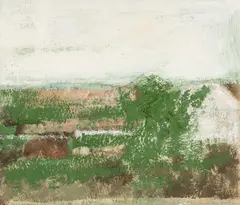 Untitled by Gordon Stuart, oil on board, sold Jul 2026