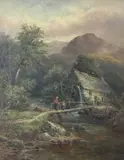 Dolgelley [sic] North by E. Walters, oil on canvas, sold Jul 2026