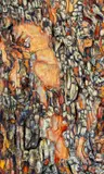Abstract collage with Japanese koyo paper and by John Hedley, gouache, offered Jul 2026