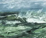 Untitled by Sion McIntyre, acrylic and pigment, sold Jul 2026