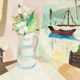 Vessel by Emrys Williams, oil on canvas, sold Jul 2026