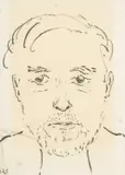 Untitled by Jack Jones, 1985, charcoal, sold Jul 2026