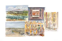 Untitled by Karel Lek, watercolor, sold Jul 2026