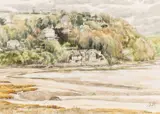 Dylan Thomas by Steve Alport Rwsw, watercolour, sold Jul 2026