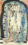 Mari Llwyd by William Brown, watercolour, sold Jul 2026