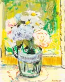 Flowers in a Pint Pot by Edwin Forrest, pastel on paper, sold Jul 2026