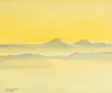 The Brecon Beacons by John Wright, watercolour, sold Jul 2026