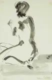 Nude Study by Vivienne Williams, ink & wash, offered Jul 2026