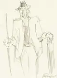 Farmer by Mike Jones, pencil, sold Jul 2026