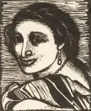 Print - portrait by Brenda Chamberlain, print, sold Jul 2026
