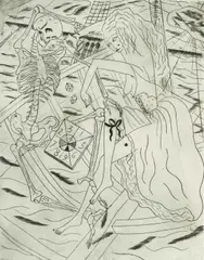 Life in Death by David Jones, engraving, sold Jul 2026