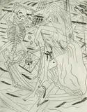 Life in Death by David Jones, engraving, sold Jul 2026