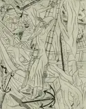 The Town by David Jones, engraving, sold Jul 2026