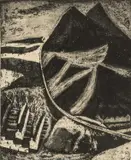 s proof) etching - entitled verso by George Chapman, etching, sold Jul 2026