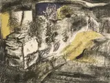 Untitled by John Piper, Stone Wall, Anglesey', sold Jul 2026