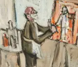 Untitled by Mike Jones, oil, sold Jul 2026