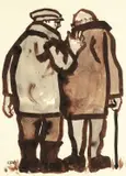 Farm Talk by Karel Lek, acrylic, sold Jul 2026