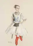 Untitled by Valerie Ganz, mixed media on paper, sold Jul 2026