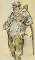 Untitled by William Selwyn, mixed media, sold Jul 2026