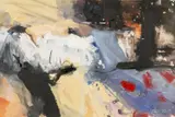 Late Sun (Lying) II by David Tress, mixed media, offered Jul 2026