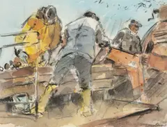 Untitled by William Selwyn, mixed media, offered Jul 2026