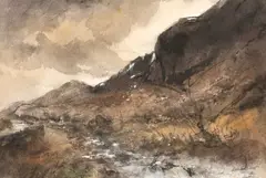 Nant Peris by William Selwyn, mixed media, sold Jul 2026