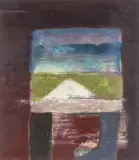 Cariad by Roger Cecil, mixed media on paper, sold Jul 2026