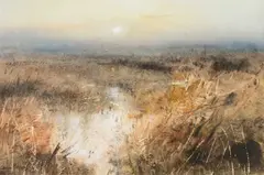 Autumn, Edge of Marsh by William Selwyn, mixed media, offered Jul 2026