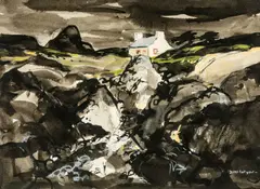 Untitled by Donald McIntyre, mixed media, offered Jul 2026