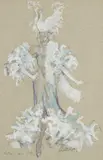 Mother Goose 1974 by Valerie Ganz, watercolour and pencil, sold Jul 2026