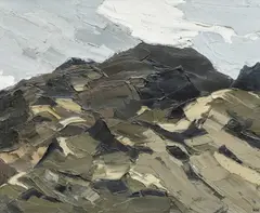 Untitled by Kyffin Williams, oil on canvas, sold Jul 2026