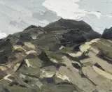 Untitled by Kyffin Williams, oil on canvas, sold Jul 2026