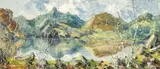 Snowdon From Fachwen by Charles Wyatt Warren, oil on board, sold Jul 2026