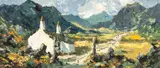Nant Betws by Charles Wyatt Warren, oil on board, sold Jul 2026