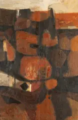 Rockscape, Pembroke by John Eaves, oil on canvas, sold Jul 2026