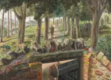 Untitled by Felicity Charlton, oil on panel, sold Jul 2026