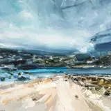Untitled by Diane Metcalfe, oil on board, sold Jul 2026