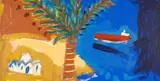 Untitled by William Brown, acrylic on canvas, sold Jul 2026