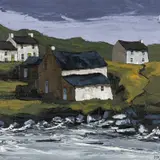 The Working Mill, Abereiddy by Peter Morgan, oil on canvas, sold Jul 2026