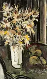 Dried Sea Holly by Gwilym Prichard, oil on board, sold Jul 2026
