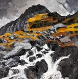 Afon Idwal, Tryfan by Aled Prichard-Jones, oil on canvas, sold Jul 2026