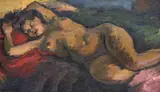 Untitled by George Chapman, oil on board, offered Jul 2026
