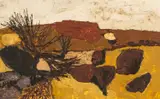 Possibly Parys Mountain by Gwilym Prichard, oil on board, sold Jul 2026