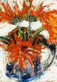 Marigolds by Shani Rhys James, 2007, oil, sold Jul 2026